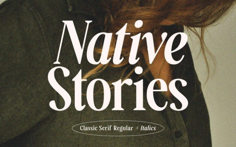 Native Stories Serif Font