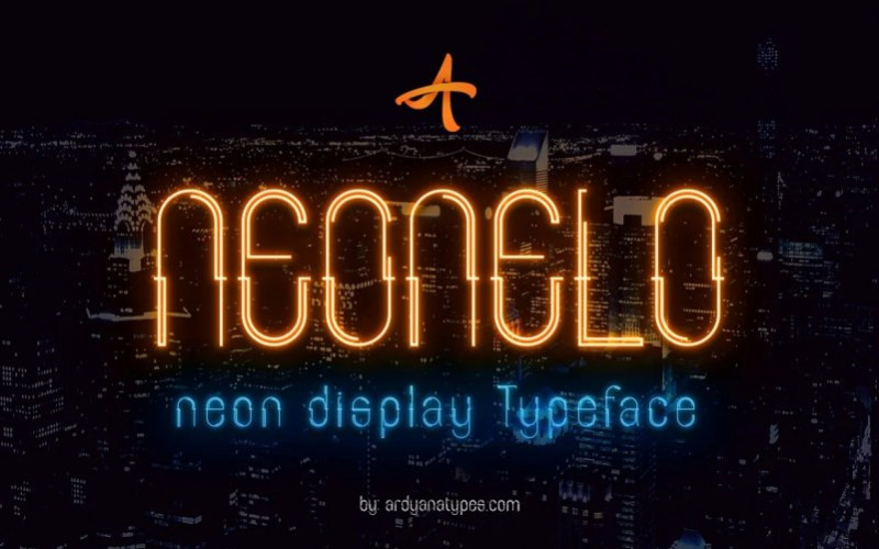 Neonelo Display Font