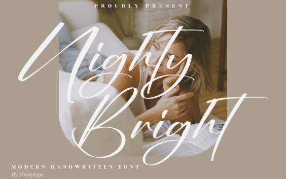 Nighty Bright Script Font