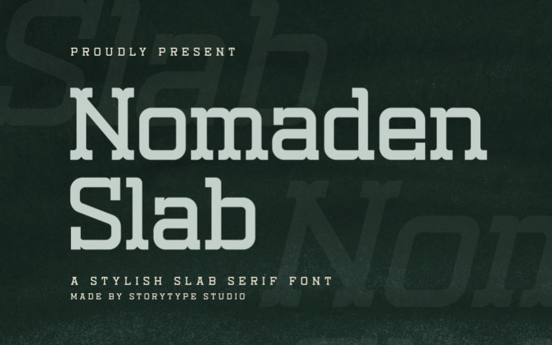 Nomaden Slab Font