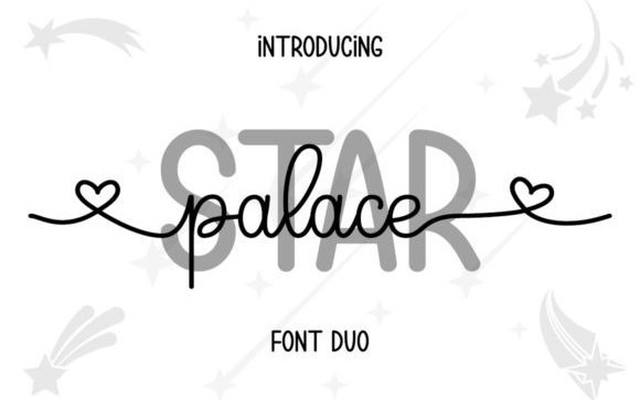 Palace Star Font Duo