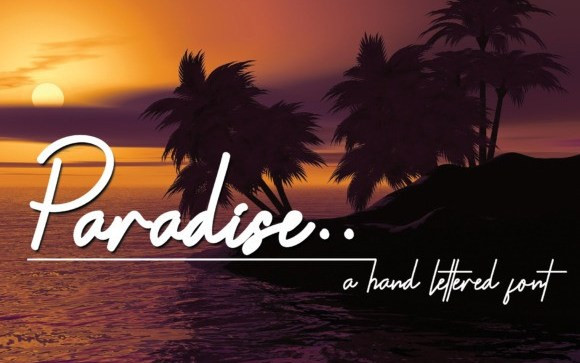 Paradise Handwritten Font