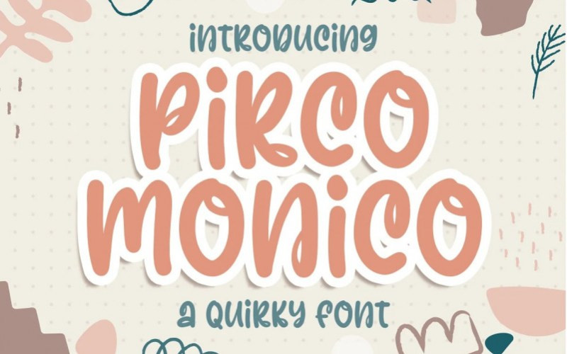 Pirco Monico Display Font