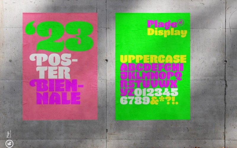 Plage Display Font