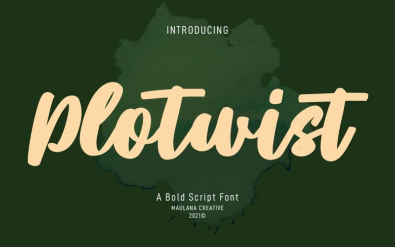 Plotwist Script Font