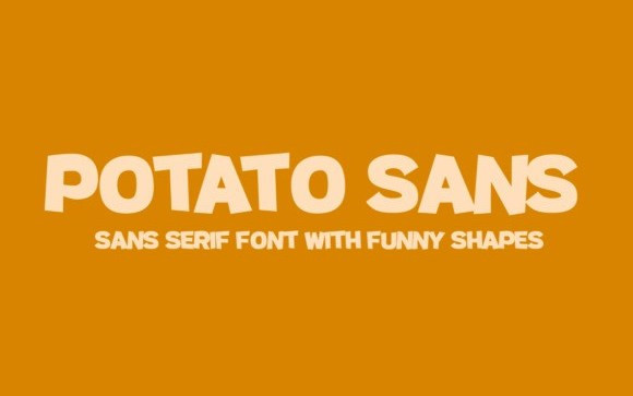 Potato Sans Display Font