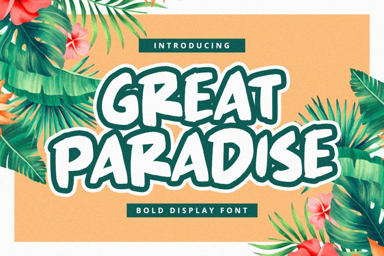 Great Paradise Display Font