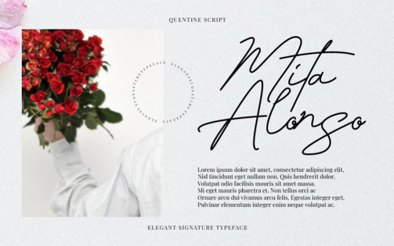 QuentineAntelope Handwritten Font