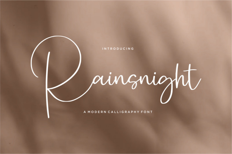 Rainsnight Handwritten Font