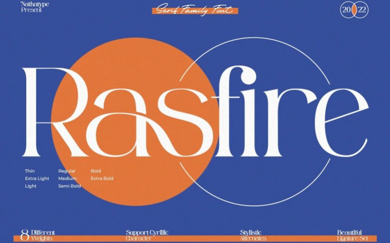 Rasfire Serif Font