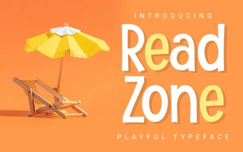 Readzone Display Font