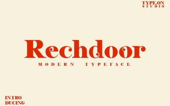 Rechdoor Serif Font