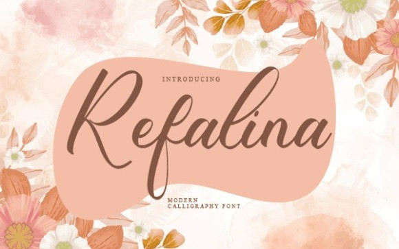 Refalina Calligraphy Font