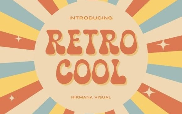 Retro Cool Display Font