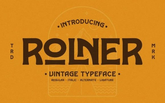 ROLNER Display Font