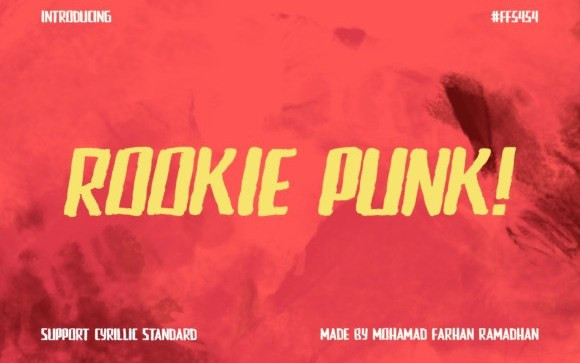 Rookie Punk Display Font