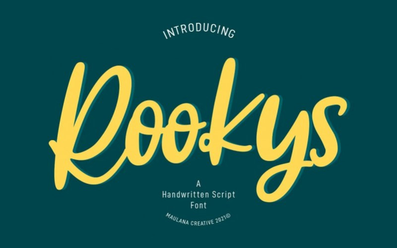 Rookys Script Font