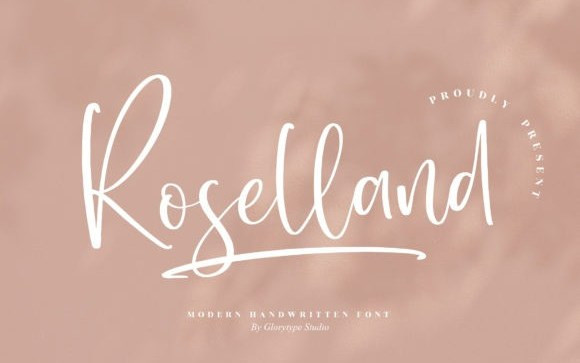 Roselland Handwritten Font