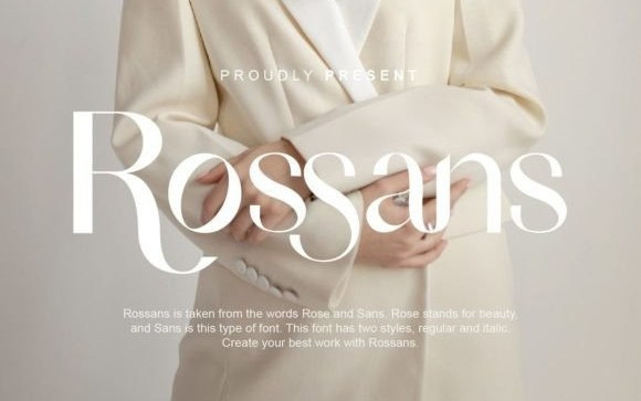 Rossans Sans Serif Font