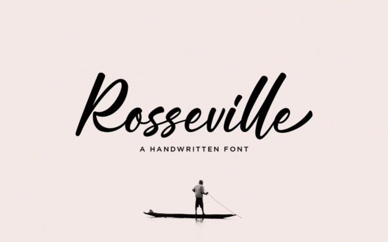 Rosseville Handwritten Font