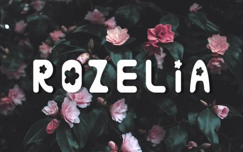 Rozelia Display Font