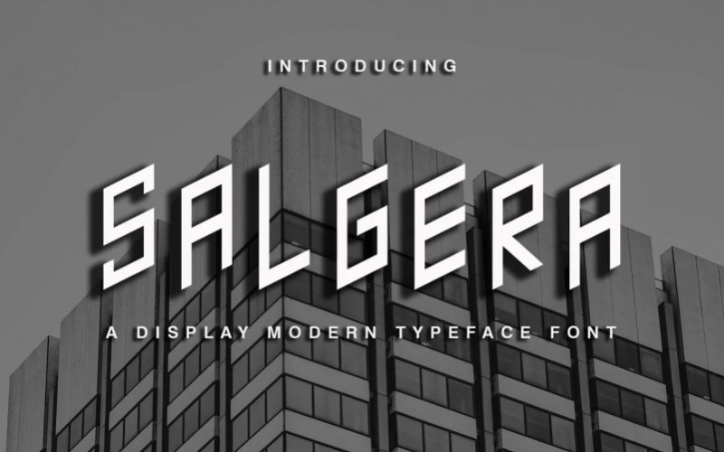 Salgera Display Font