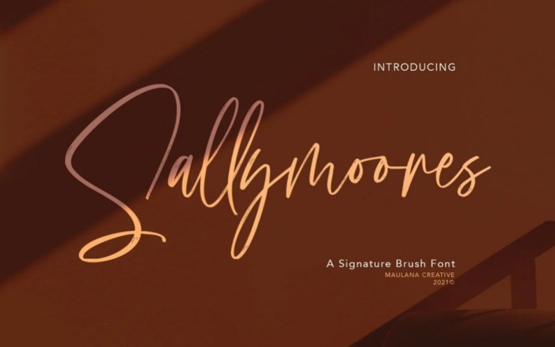 Sallymoores Handwritten Font