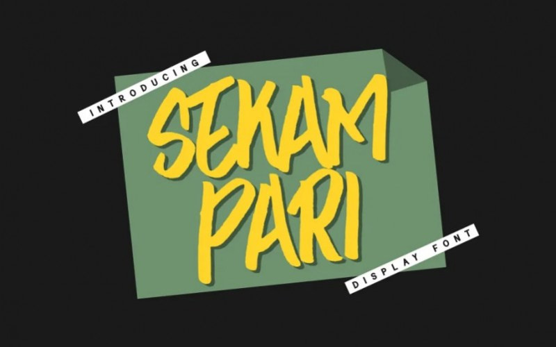 SEKAM PARI Display Font