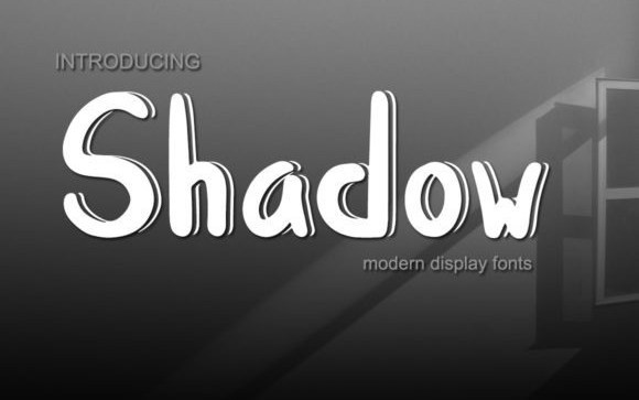 Shadow Display Font