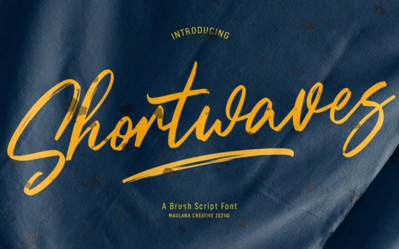 Shortwaves Handwritten Font