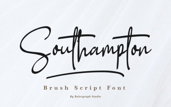 Southampton Script Typeface