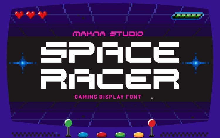 SPACE RACER Display Font