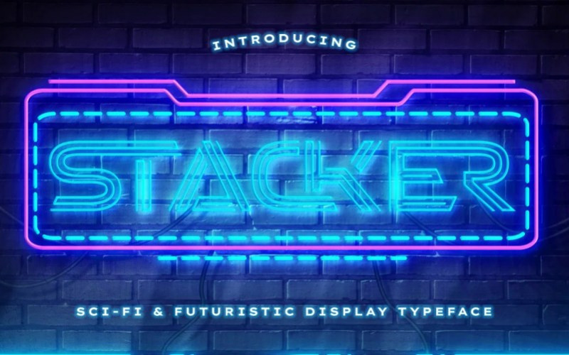 Stacker Display Font