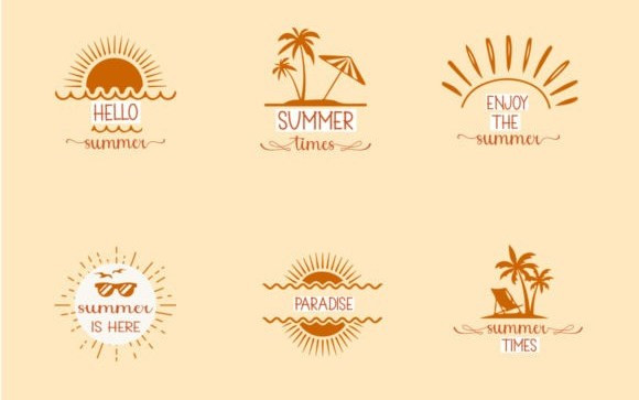 Summer Beach Font Duo