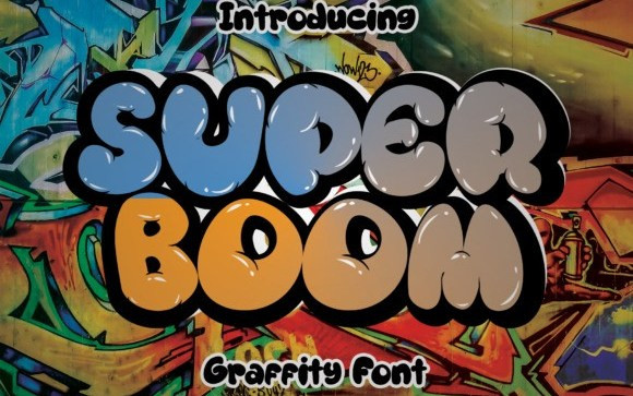 Super Boom Display Font