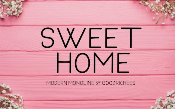 Sweet Home Display Font