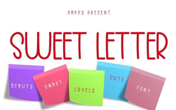 Sweet Letter Display Font