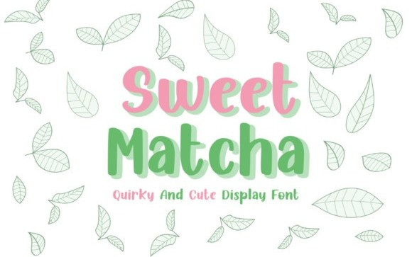 Sweet Matcha Display Font