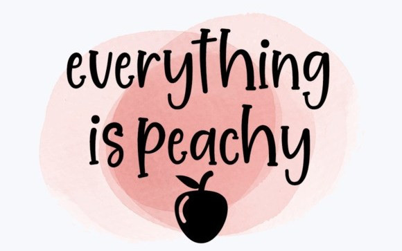 Sweet Peach Display Font