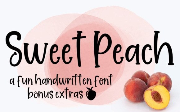 Sweet Peach Display Font