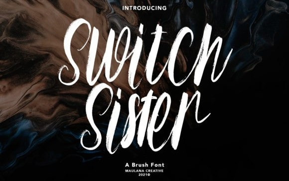 Switch Sister Brush Font