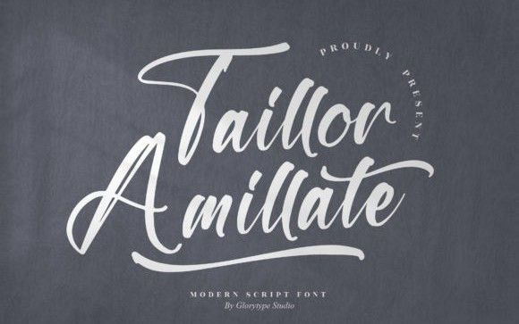 Taillor Amillate Script Font