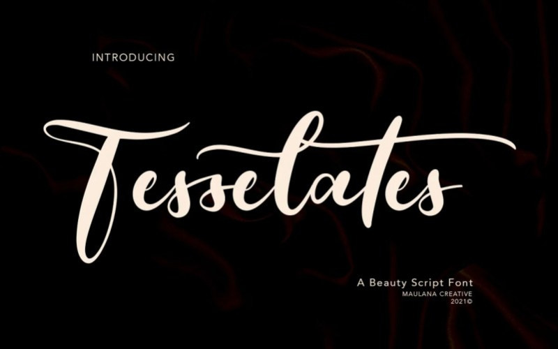 Tesselates Script Font