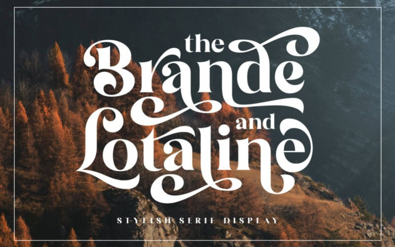 The Brande And Lotaline Serif Font