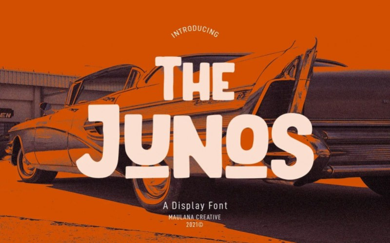 The Junos Display Font