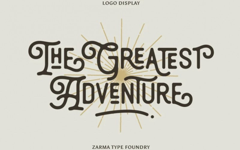 Thourenz Display Font