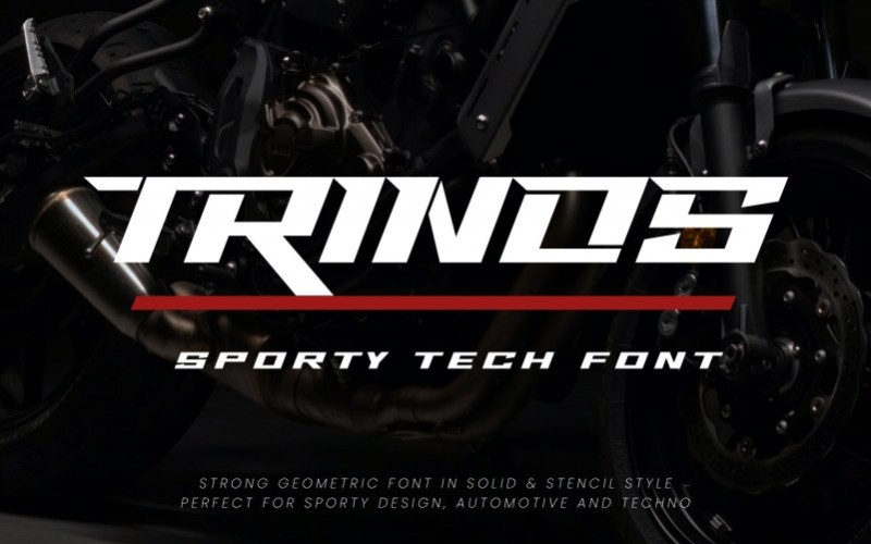 Trinos Solid Display Font