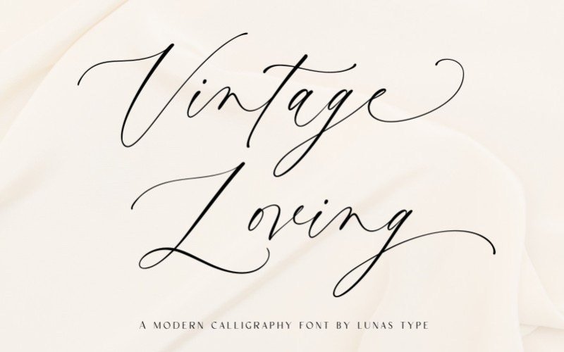 Vintage Loving Calligraphy Font