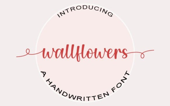 Wallflowers Calligraphy Font