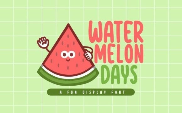 Watermelon Days Display Font